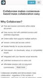 Mobile Screenshot of collaborase.com