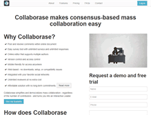 Tablet Screenshot of collaborase.com